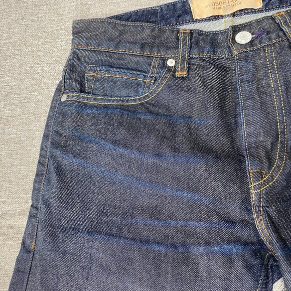 Levi's Made Crafted Tack Slim Denim Jeans Men's 29 Low Rise Blue-ish Black USA - Picture 13 of 16